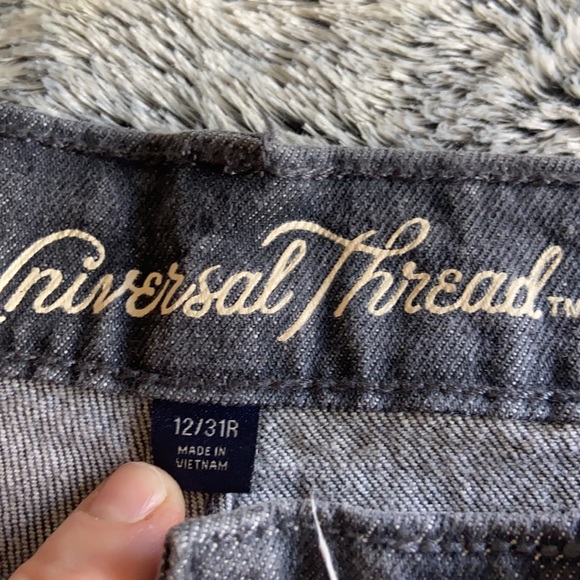 Mom Jeans Gray High Waisted Button Fly - Picture 5 of 9